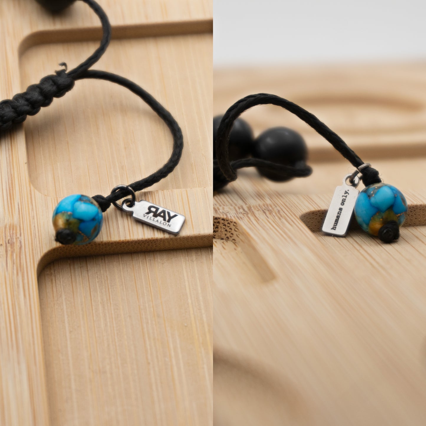 Sanskrit Buddha Gunmetal Bracelet | Macramé | 10mm