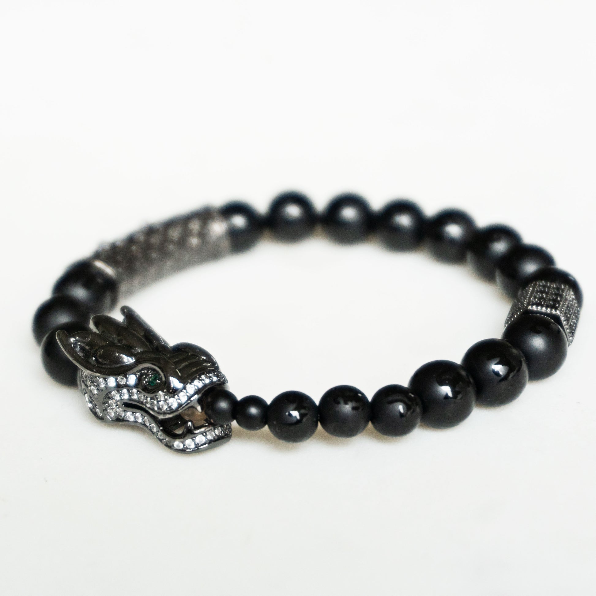 The Black Dragon Bead Bracelet
