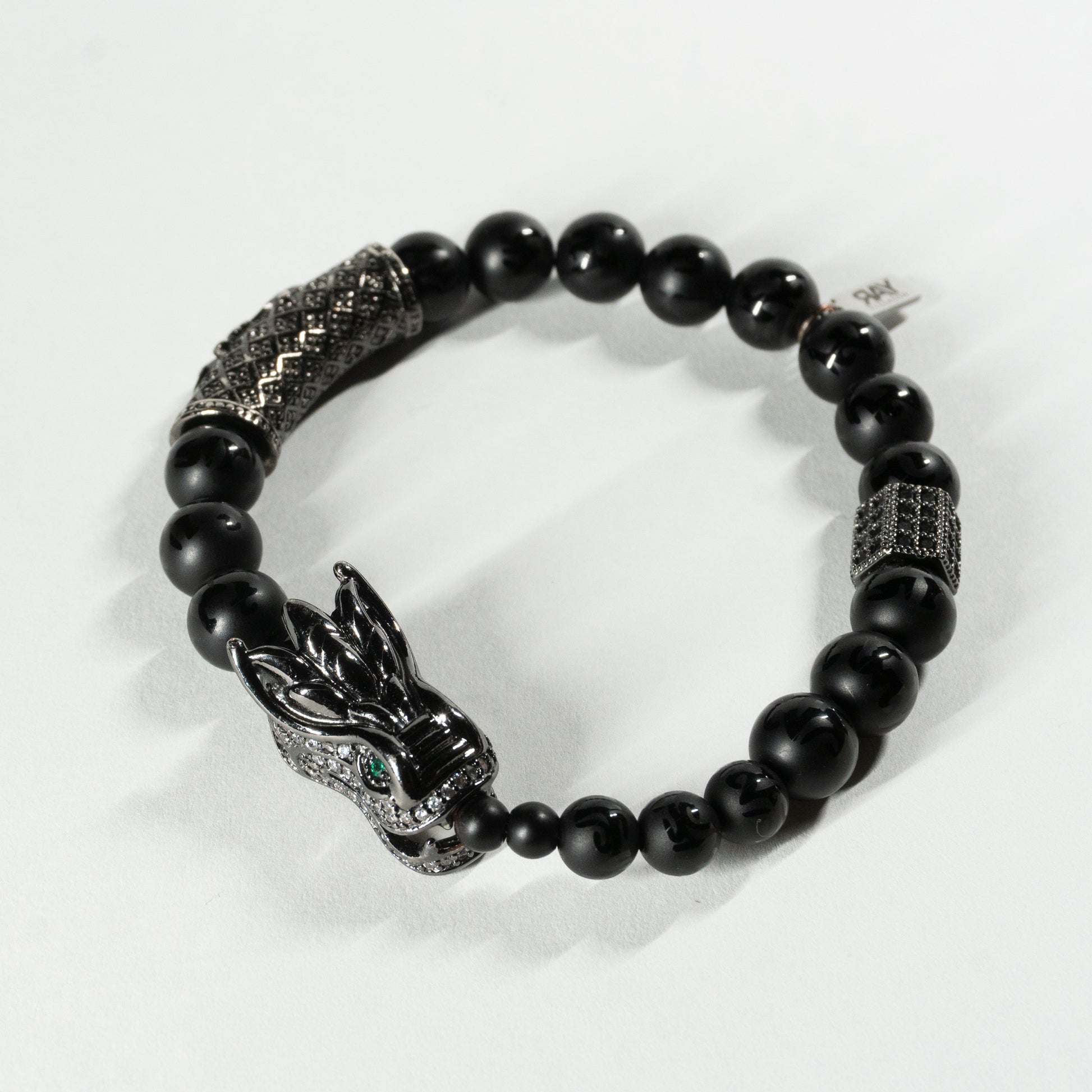 The Black Dragon Bead Bracelet