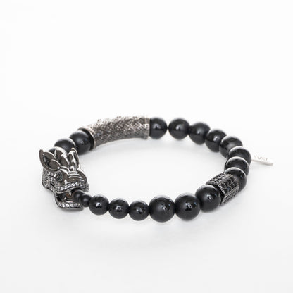 The Black Dragon Bead Bracelet
